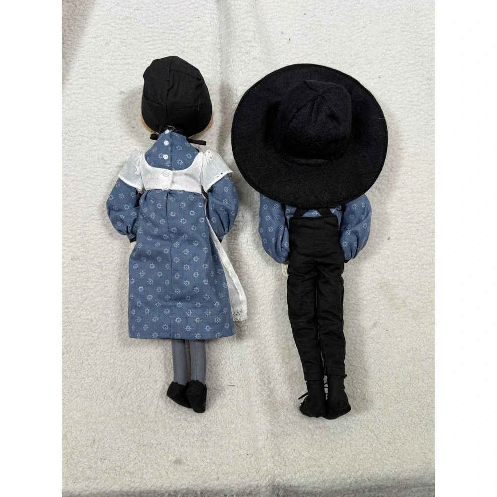 P. Buckley Moss Cloth Amish Dolls Vintage Numbered Hannah Isaac